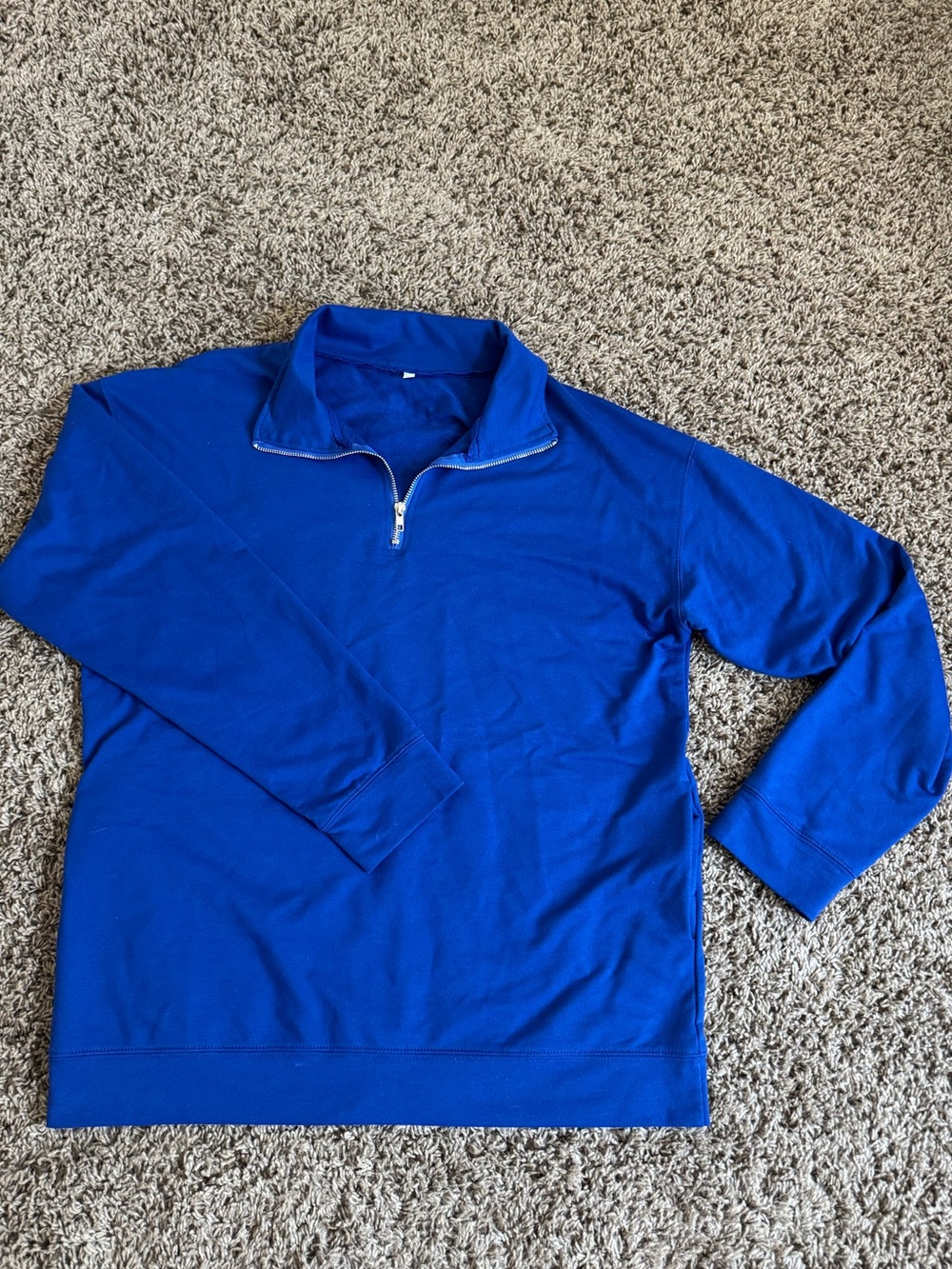 Women’s Royal Blue Quarter-Zip Sweater